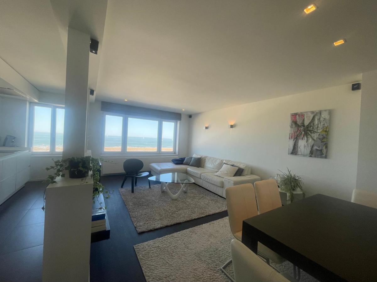 Ferienwohnung Luxe App - Zeedijk Mariakerke - Prachtig Zeezicht Ostende Exterior foto