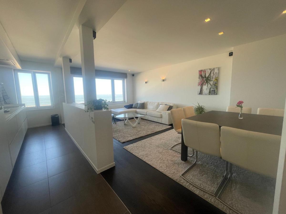 Ferienwohnung Luxe App - Zeedijk Mariakerke - Prachtig Zeezicht Ostende Exterior foto