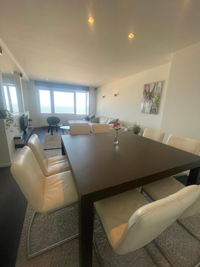 Ferienwohnung Luxe App - Zeedijk Mariakerke - Prachtig Zeezicht Ostende Exterior foto